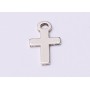 E0658-N- Charm cruciulita argint 12*6mm 0.6mm grosime 1 buc