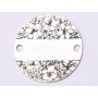 E0660-GS-Link Flower personalizabil din argint 16.5 0.33 grosime 1 buc