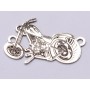 E0666-G-Link argint Motocicleta Chopper 20.5x14mm 0.5mm grosime -1buc