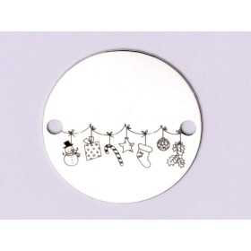 E0730-GS-Link banut argint 925 decor Craciun 1buc