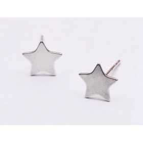 F0045-N-Tija cercel steluta argint 925 10mm 0.6mm -1 buc F0045-Tija cercel steluta argint 925 10mm 0.6mm -1 buc