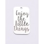 E0733-G-Tag argint 925 28*15mm Enjoy the little things 1 buc