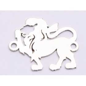 E0768-N-Link argint 925 zodia Leu 19*16mm 0.6mm grosime -1buc