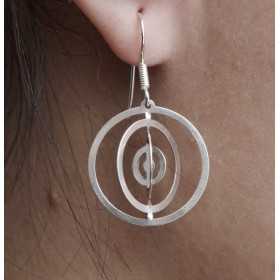 F0053 N Charm Cercuri 3D 22*20mm 0.33mm 1 buc