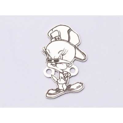 E0809-G-Link argint 925 Tweety Gangster - 1 buc