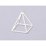 E0821-N-Pandant argint 925 Piramida 17*16MM 0.33- 