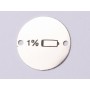 E0829-GS-Link argint 925 1% Baterry 16.5mm 0.33mm
