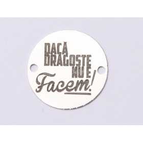 E0831-GS-Link argint 925 Daca dragoste nu e 16.5mm 0.33