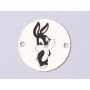 E0837-GS-Link argint 925 baby Bugs bunny 16.5mm 0.33mm 1 buc