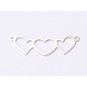 E0849-N-Link argint 925 3 inimioare - 1 buc