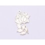 E0866-N-Pandant argint 925 Trandafir 18.5x11mm, 0.40