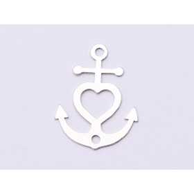 E0867 -N-Link Argint 925 Ancora 22x17mm, 0.50mm