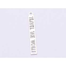 E0878 -N-Pandant Argint 925 Travel the world 30x4mm, 0.50mm