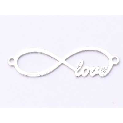 E0897-N-Link din argint 925 infinit Love - 1 buc