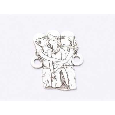 E0913-N-Charm dinte 15x10mm 0.4mm