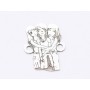 E0913-N-Charm dinte 15x10mm 0.4mm