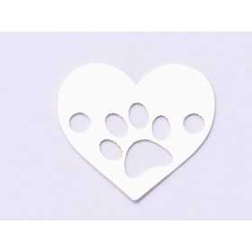 E0885-N-Link inima decupata cu labuta 16.5x15mm 0.33 mm 1 buc