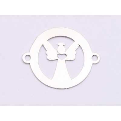 E0932-N-Link argint 925 tip glob cu inger 20x16mm 0.33mm