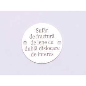 E0933-GS-Link Argint 925 Lenea diametru 16.5mm, 0.33mm