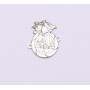 E0939-G-Link argint 925 peisaj de iarna 19.5x17.5mm 0.4mm 1buc