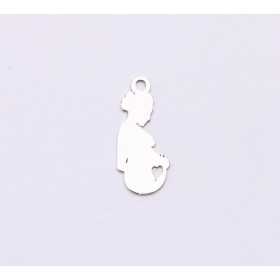 E0942-N-Charm viitoare mamica 17x7.5mm 0.5mm