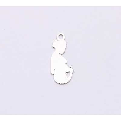 E0942-N-Charm viitoare mamica 17x7.5mm 0.5mm