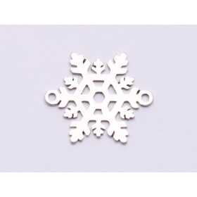 E0945-N-Link Argint 925 Snowflake 16x14mm 0.50mm