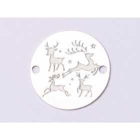 E0965-GS-Link Argint Reni - 1 buc