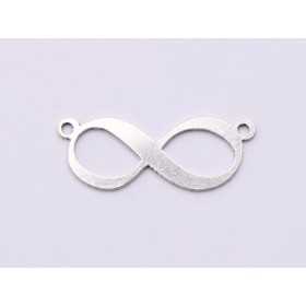 E0969-N-Link argint 925 infinit 16*6mm 0.5mm-1buc