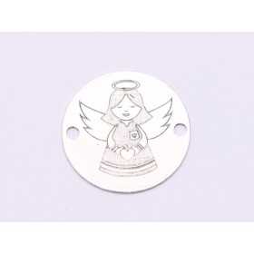 E0976-GS-Link Argint 925 Fetita ingeras diametru 16.5mm, 0.33mm