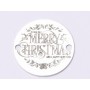 E0998-GS-Link Argint Merry Christmas (text) 1 buc