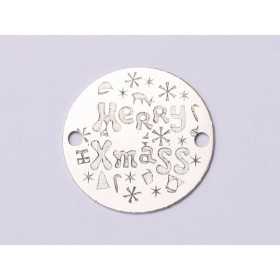 E1002-GS-Link Argint Merry Xmass - 1buc