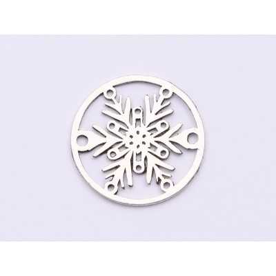 E1004-N-Link Argint Fulg - 14mm 0.50mm