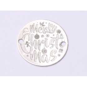 E1010-GS-Link Argint MerryChrismas 1 buc