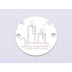 E1012-GS-Link Argint 925 Lumanari 16.5mm 0.33- 1 buc