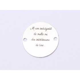 E1023-GS-Link argint 925 M-am indragostit 16.5mm 0.33