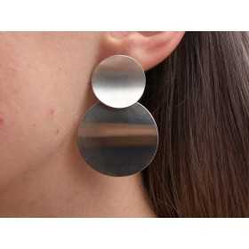 F0059-N-Cercel tija argint 925 model ondulat 30/20mm 0.33mm grosime-1buc F0059-N-Cercel tija argint 925 model ondulat 30/20mm