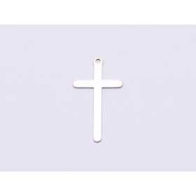 E1026-N-Charm argint 925 Cruce 26*15mm 0.6mm grosime-1buc