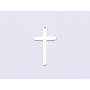 E1026-N-Charm argint 925 Cruce 26*15mm 0.6mm grosime-1buc