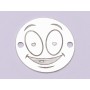 E1042-GS-Link Argint 925 Emoji Smile 16.5mm 0.33 mm 1 buc
