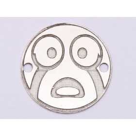 0018-GS-Link Argint 925 Emoji care plange 16.5mm 0.33 mm 1 buc