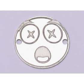 E1050-GS-Link Argint 925 Emoji socat - 16.5mm 0.33 mm 1 buc