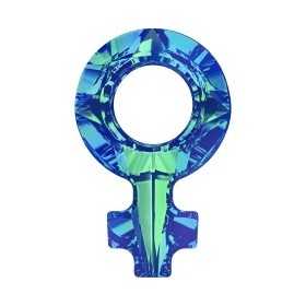 P2815-Swarovski Elements 4876 Bermuda Blue Foiled 18x11.5mm-1 buc