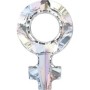 P2821-Swarovski Elements 4876 Aurore Boreale Foiled 30x19mm-1 buc