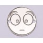 0061-GS-Link Argint 925 Emoji ramas fara cuvinte 16.5mm 0.33 mm 1 buc