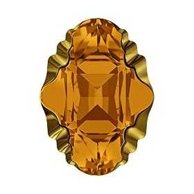 P2806-SWAROVSKI ELEMENTS 4926 Topaz Dorado Z Foiled 19x14mm P2806-SWAROVSKI ELEMENTS 4926 Topaz Dorado Z Foiled 19x14mm