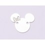 E1100-G-Decupaj Minnie Mouse personalizabil cu nume -19.5x16mm 0.33mm grosime-1buc