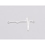 E1131-N-Link puls argint 925 27*14mm 0.5mm grosime 1buc