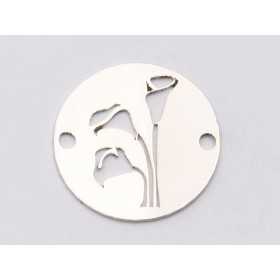 E1150-N-Link Banut Argint 925 model floral 12 - 1 buc