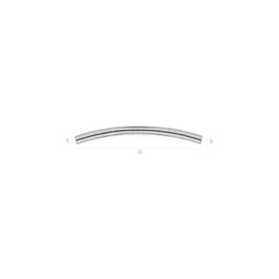 G0444-AG925-Tub argint 925 25x1.5mm 1 bucata